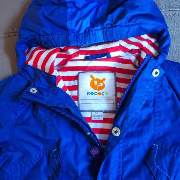 Blue Spring coat Rococo 24 months - Picture 2 of 2